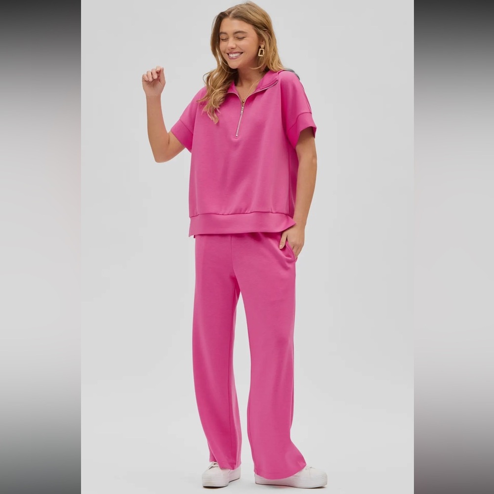 Dear Scarlett Plus Size Hot Pink Catalina Travel Set - Picture 2 of 4